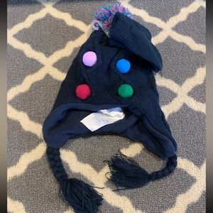 Baby girl winter hat and mittens set NWOT